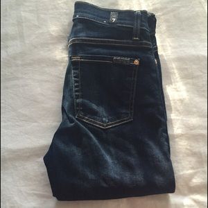 7 for all mankind mid rise skinny jeans