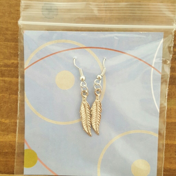 Feather earrings