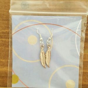 Feather earrings