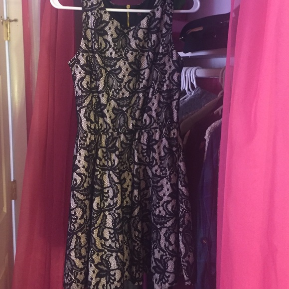 Lace skater dress