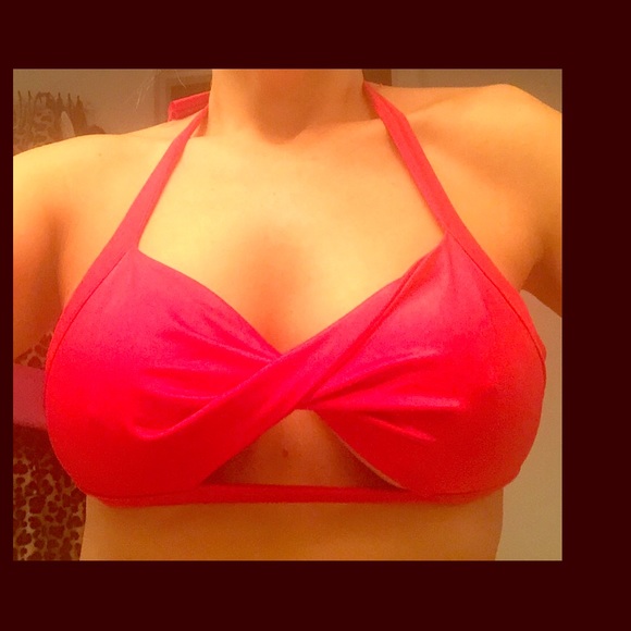 Tops - 👍Halter bikini bandeau (Red)