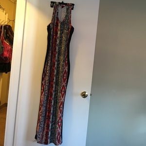 Adorable side split maxi dress