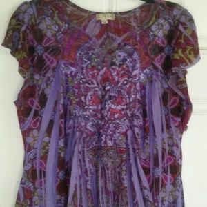 Live and Let Live woman's size XL gently used top