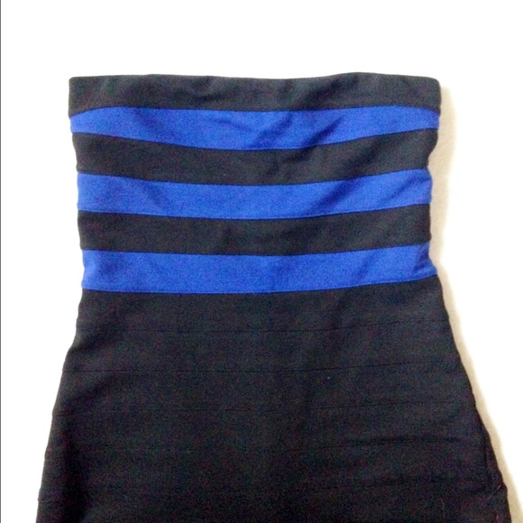 Express Strapless Dress - Picture 2 of 3