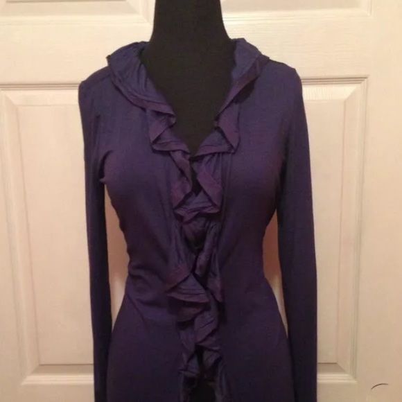 Stylish Macy's Intl Concepts Ruffle Cardigan
