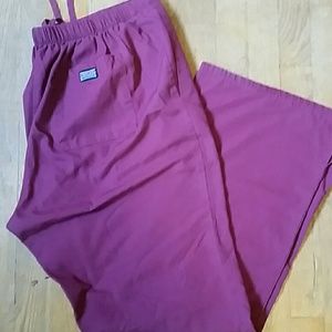Scrub Pants Wine color