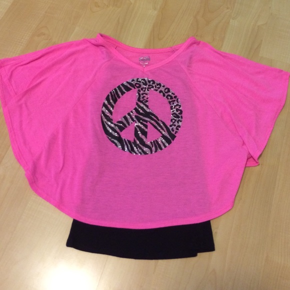 Peace Sign Flowy Shirt