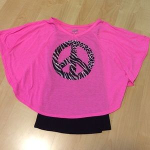 Peace Sign Flowy Shirt