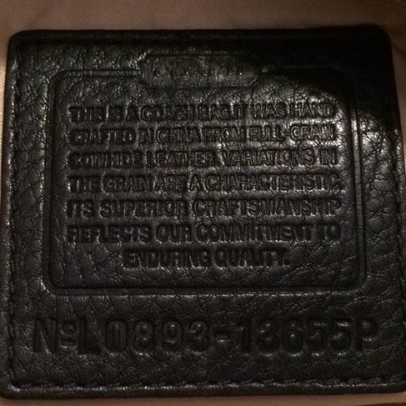 Coach Black Handbag - Picture 3 of 4