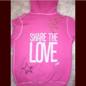 Victoria's Secret hoodie.