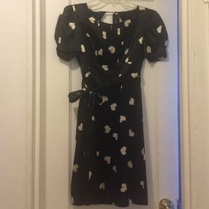 Black Satin Betsey Johnson dress