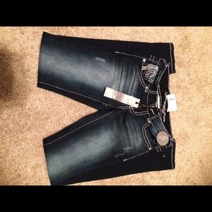 NWT VANITY Jeggings  Dark Wash size 25