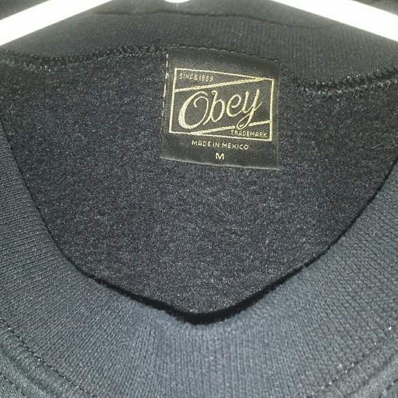 CREWNECK SIZE M OBEY BRAND - Picture 3 of 3