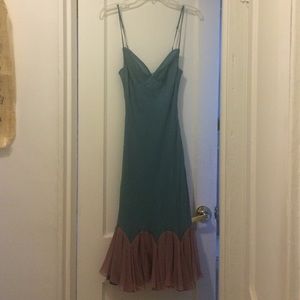 100% silk chiffon Betsey Johnson dress