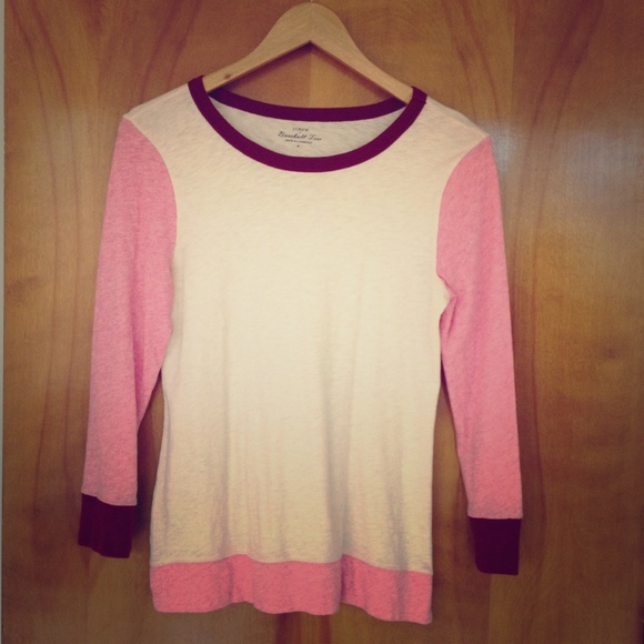 J Crew factory baseball tee