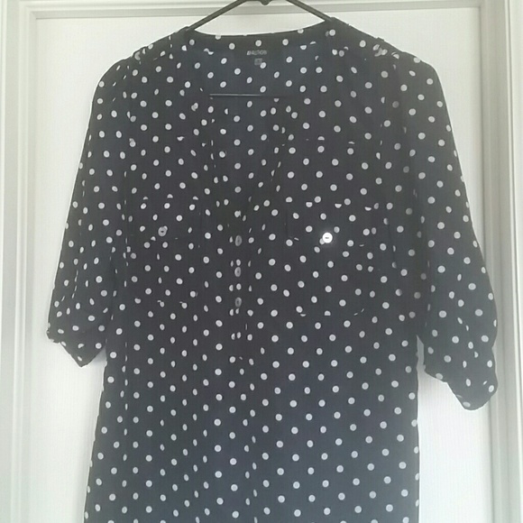 Polka dot blouse