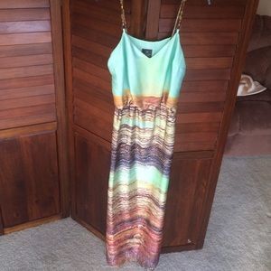 Beach Ocean Meadow Dress w/stone sleeves