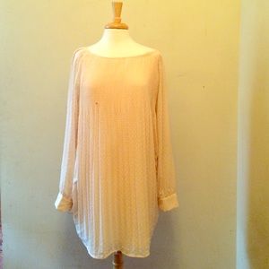 Blush colored  low back dress