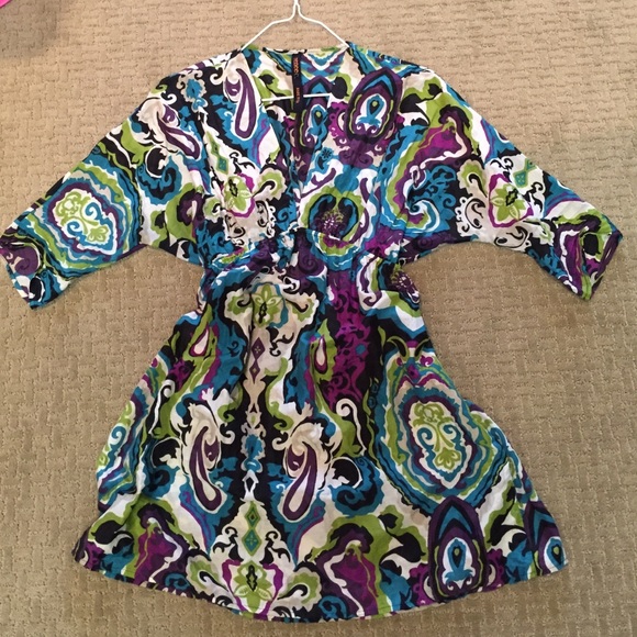 Renee C. Tops - Bright Colored Tunic sz M