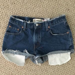 Levi's High Wasted Shorts