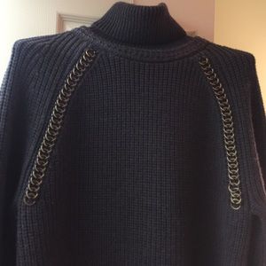 Tory Burch McKenna Gray Sweater dress