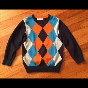 Boys H&M Argyle sweater