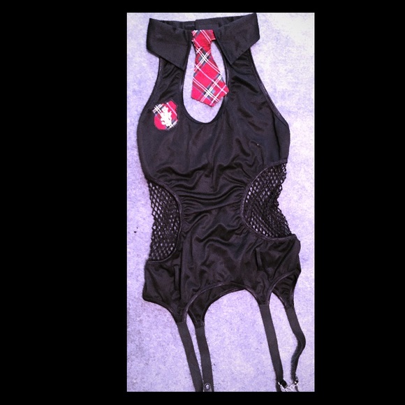 Naughty School girl bodycon suit