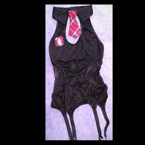 Naughty School girl bodycon suit