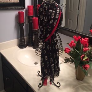 Kate spade scarf. Birdcage design