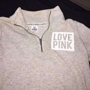 PINK half zip