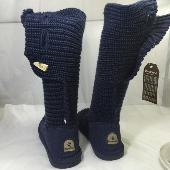 Blue bearpaw boots