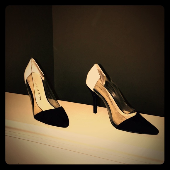 Chinese Laundry color block pointy toe heels