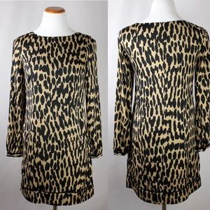 NWOT Ann Taylor Loft Leopard  Print Dress sz 12