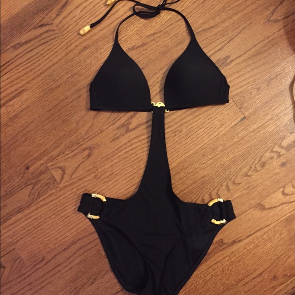 Victoria's Secret Monokini-Sexy Black Bathing Suit