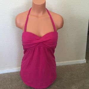 💓🎀Hot pink push up halter!!🎀💓