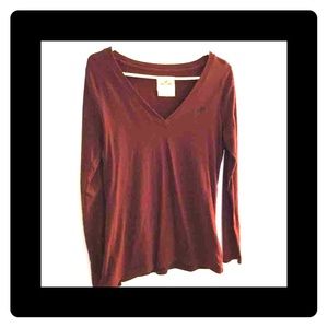 Maroon V-Neck