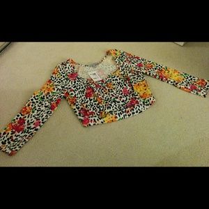 Cheetah Crop Top Brand New!
