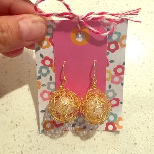 Pearl earrings hand made! New