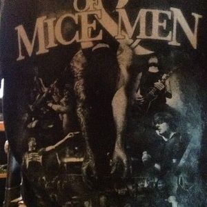 Of mice and men slim fit live shot tee