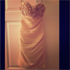 Strapless sweetheart dress