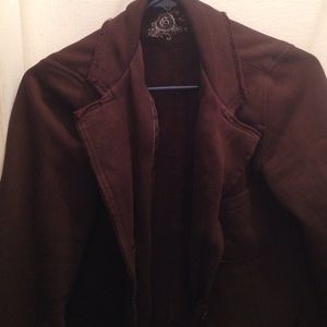 Comfy jacket that's great for wearing inside!