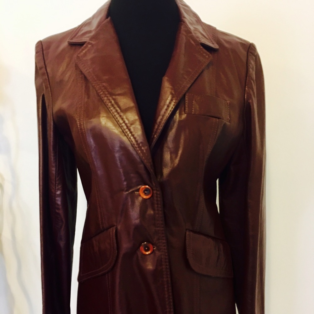 Vintage real leather jacket