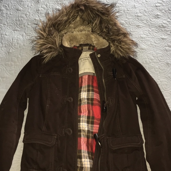 Dark brown winter coat!