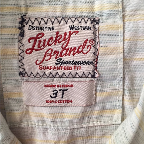 Boys Lucky Brand button up