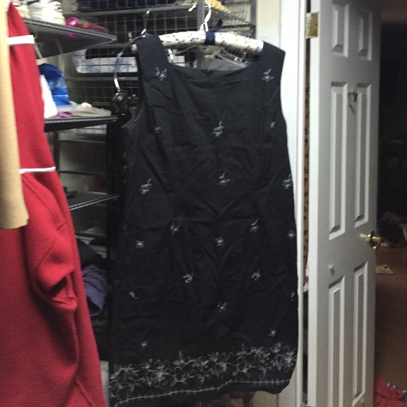 Black cotton sundress by Style &Co