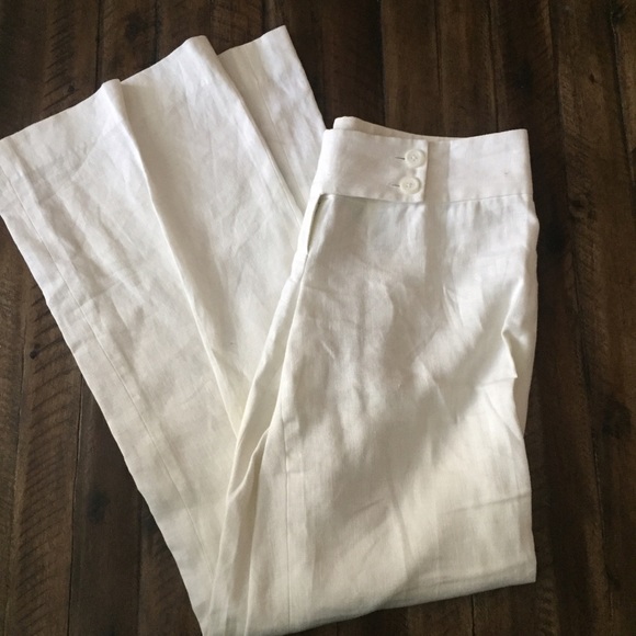 Michael Kors Linen Wide Leg Pants