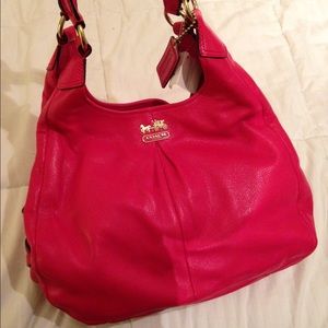 Coach bag Pink leather