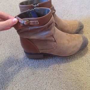 Rustic styled booties