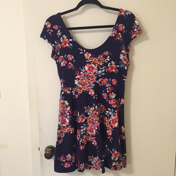 Kimchi Blue Floral Skater Dress (Urban Outfitters)