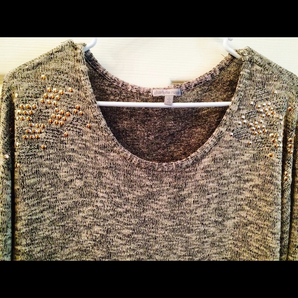 Charlotte rousse top light sweater, worn 2x